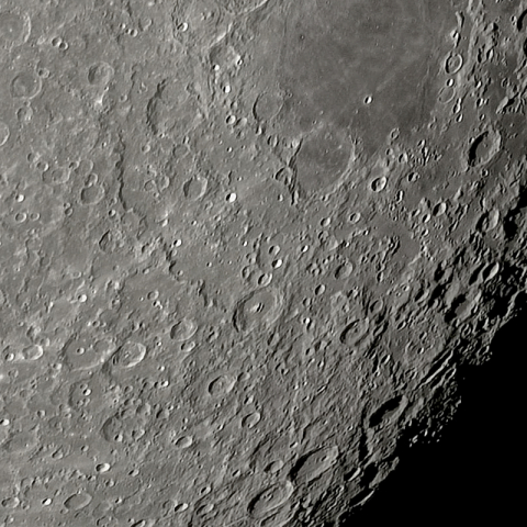 月面「ジャンサン～アルタイ断崖～神酒の海」附近・再画像処理