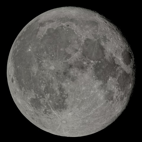 十七日月(月齢16.07)・再画像処理