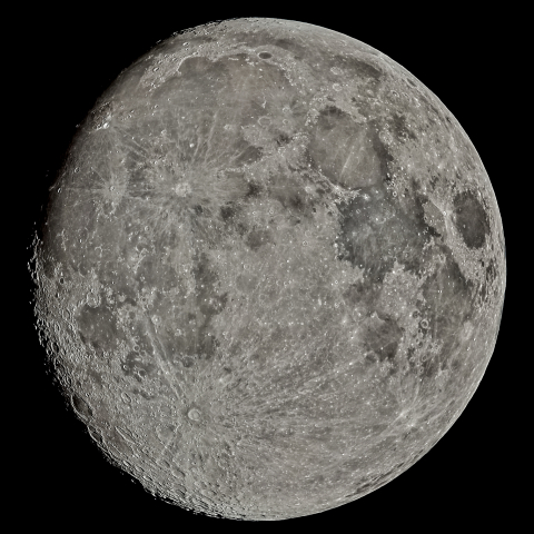 十三日月(月齢12.33)・再画像処理