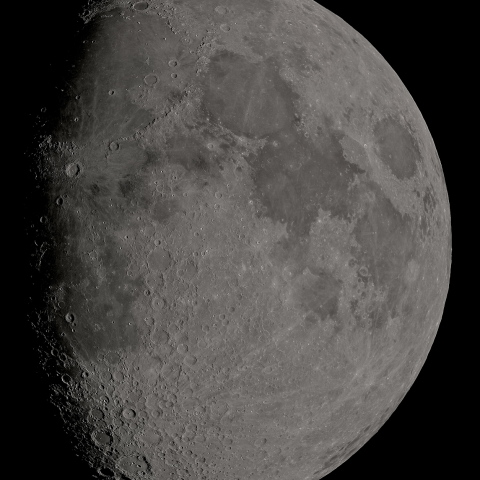 十日月(月齢9.50)・再画像処理