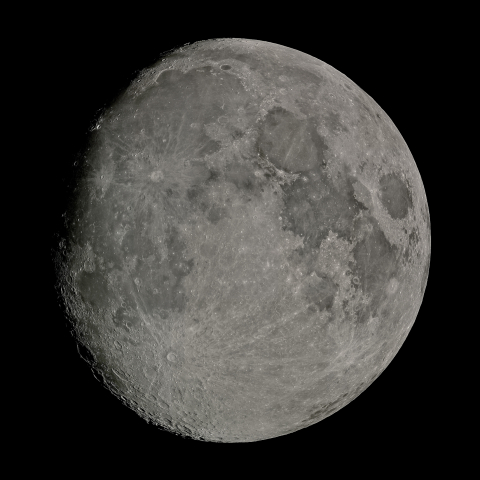 十二日月(月齢11.55)・再画像処理