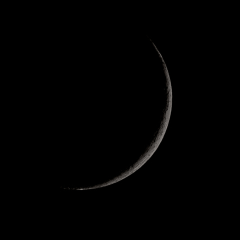 三日月(月齢1.92)