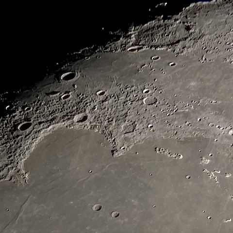 月面「虹の入江」附近