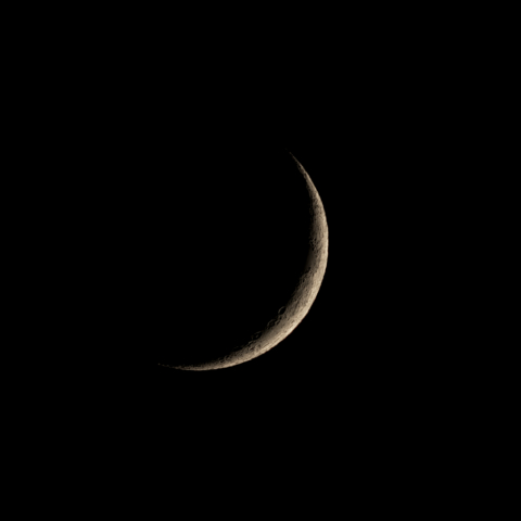 三日月(月齢2.55)