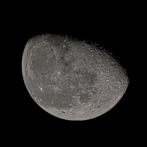 二十一日月(月齢20.38)