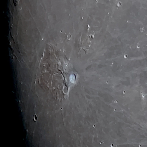 月面「アリスタルコス台地」附近