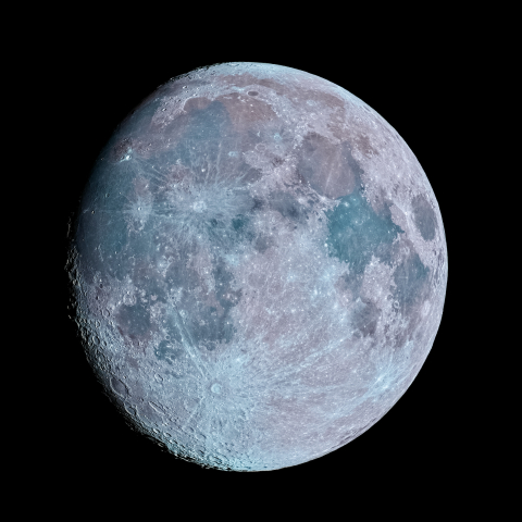 十四日月(月齢13.01)