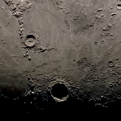 月面「コペルニクス」附近