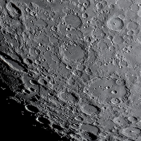 月面「シラー～ティコ～クラヴィウス」附近