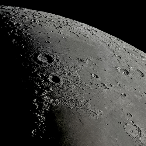 月面「アリストテレス～エウドクソス～ポシドニウス」附近