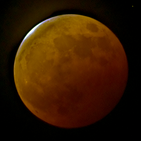 十五日月(満月、皆既月食、月齢14.68)・再画像処理