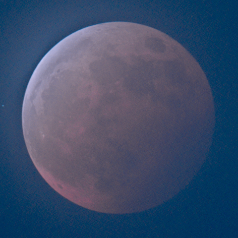 十五日月(満月、皆既月食、月齢14.69)