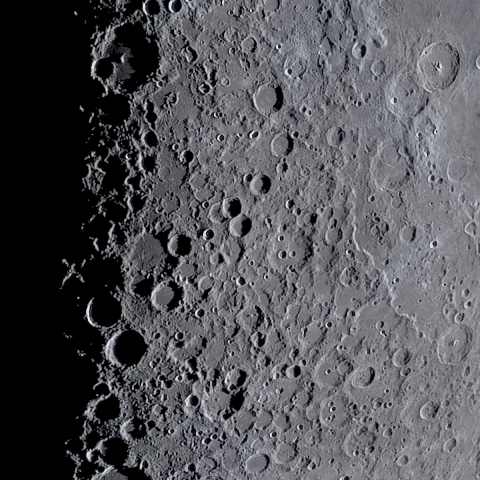 月面「月面X」附近