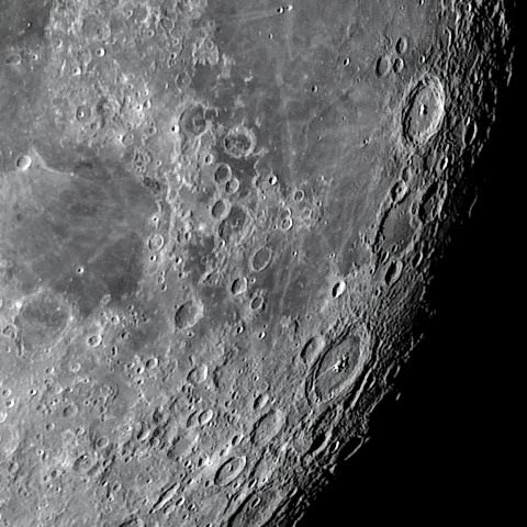 月面「豊かの海～4大火口列」附近