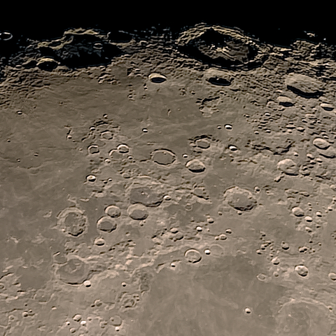 月面「豊かの海～4大火口列」附近