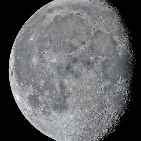 十九日月(月齢18.01)