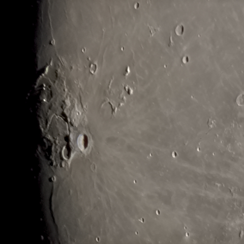 月面「アリスタルコス」附近