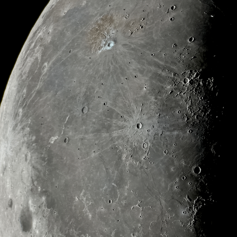 月面「ケプラー」附近