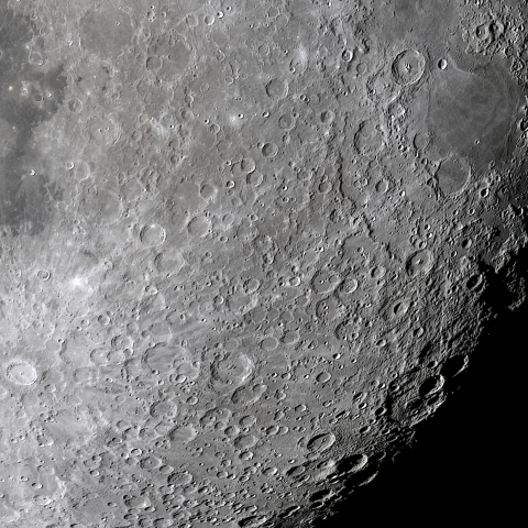 月面「神酒の海～ジャンサン～ティコ」附近