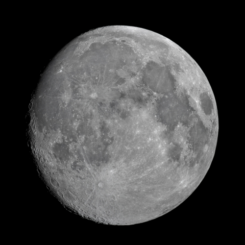 十四日月(月齢13.3)