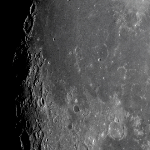 月面「グリマルディ～シルサリス谷」附近