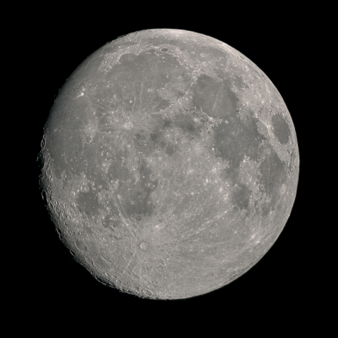 十三日月(月齢13.3)・再画像処理