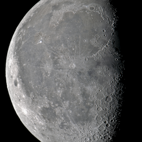 二十三日月(月齢21.2)・再画像処理