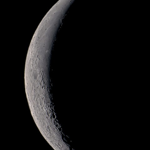 二十八日月(月齢26.4)・再画像処理