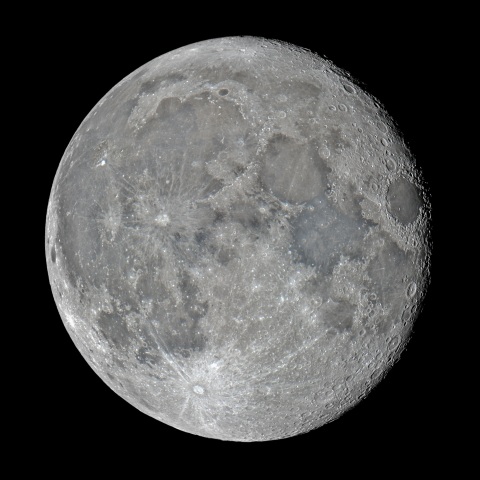 十八日月(立待月、月齢16.2)・再画像処理