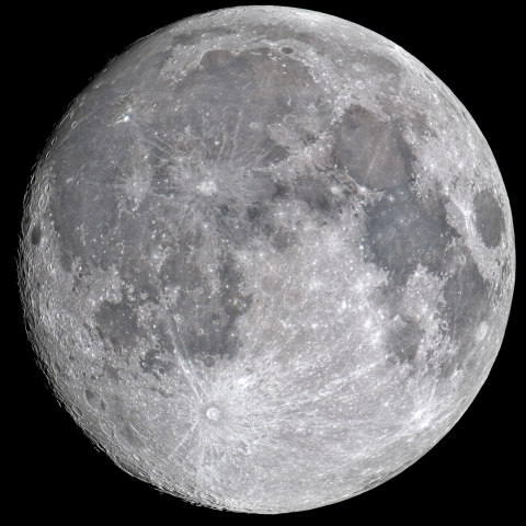 十五日月(月齢14.2)