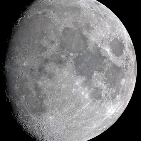 十一日月(月齢10.6)・再画像処理