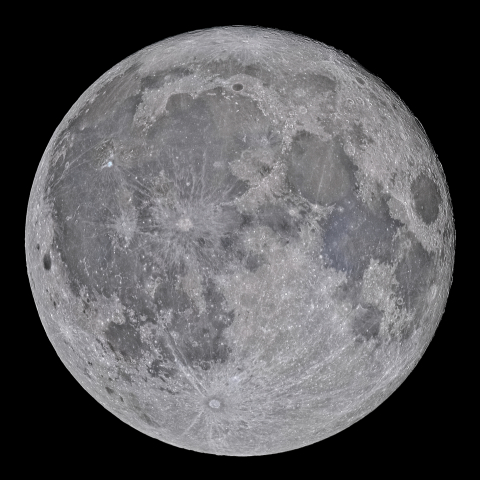 十六夜(満月、月齢15.8)・再画像処理