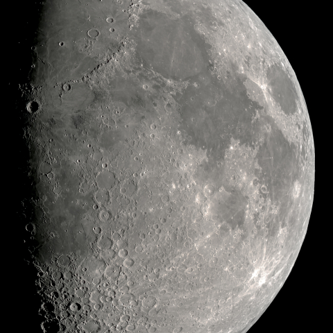 十日月(月齢9.6)