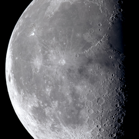 二十二日月(月齢20.9)