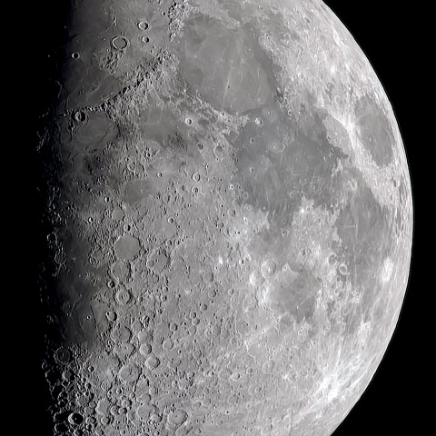 十日月(月齢9.0)