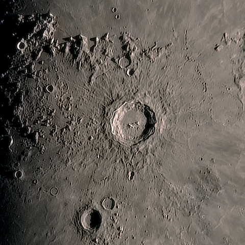 月面「コペルニクス」附近