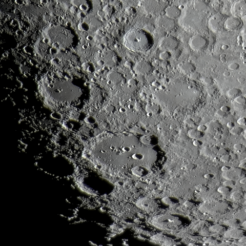 月面「ティコ～クラヴィウス～モレトス」附近