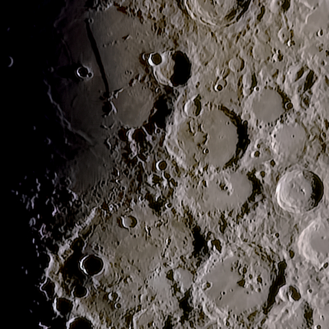 月面「アルザッケル～直線壁～デランデル」附近