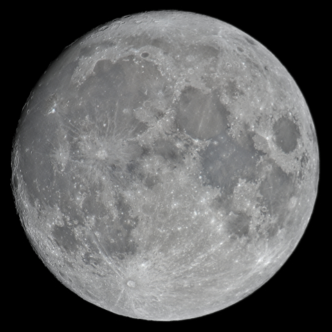 十四日月(幾望の月、月齢13.1)