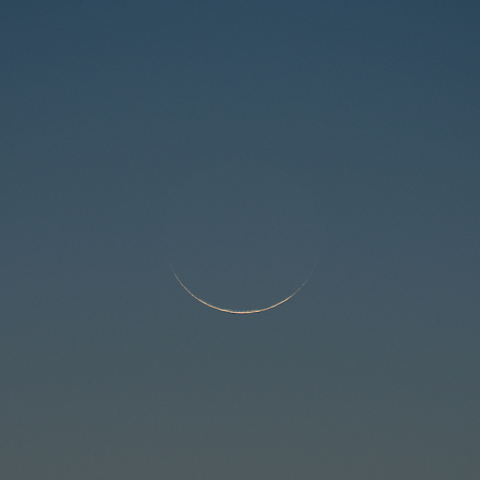 三十日月(月齢28.5)・②