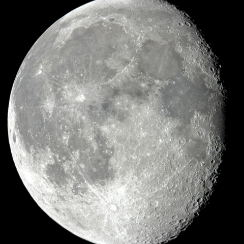 十八日月(月齢17.6)