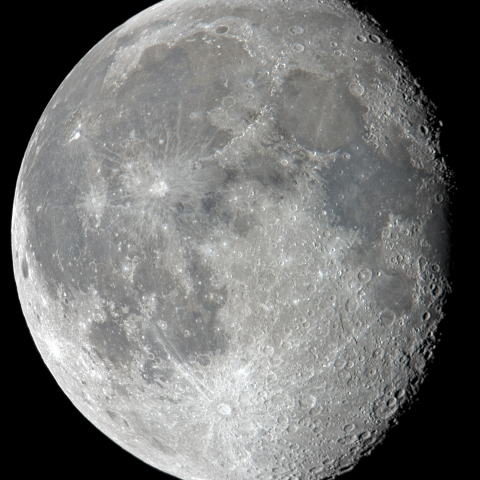 十八日月(月齢17.6)