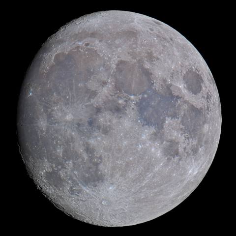 十三日月(月齢11.9)・再画像処理