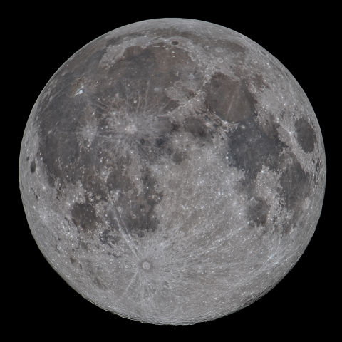 十六日月(満月、月齢15.2)