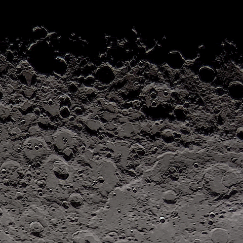 月面「マウロリクス～サクロボスコ～アルタイ断崖」附近