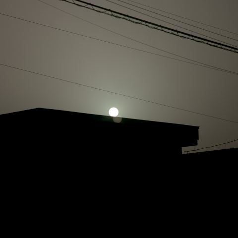 青い夕焼け(2023.04.12)・画像処理あり②