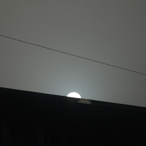 青い夕焼け(2023.04.12)・その後①