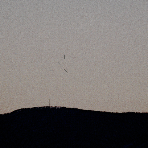 二日月(月齢1.0)