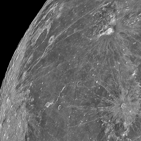 満月より～月面「ライナーガンマ」附近