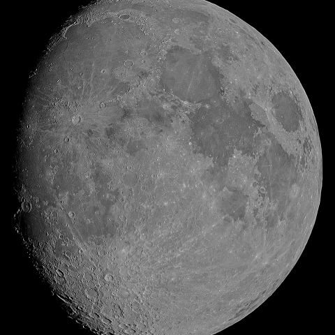 十一日月(月齢10.5)・再画像処理